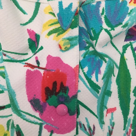 Vintage 90s: new Thierry Mugler 𑁍 Peplum Jacket Skirt Suit 𑁍 Floral Print 𑁍 - Picture 4 of 12